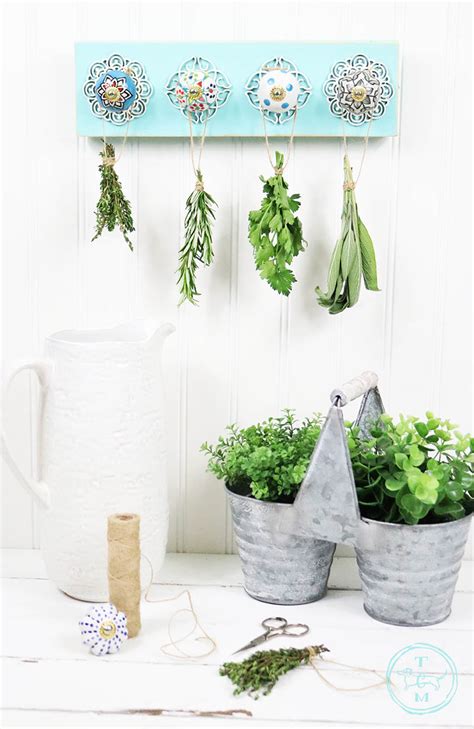 Diy Herb Drying Rack With Anthropologie Style The Cottage Market