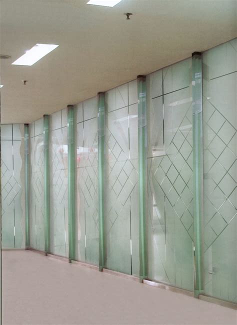 Acid Etched Designer Glass Partitions Omc 145 Palace Of Glass
