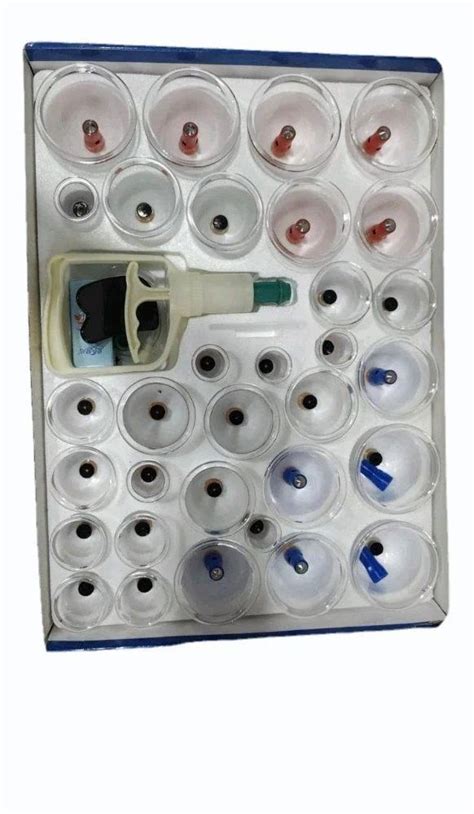 50 Hz Plastic 32 Piece Vacuum Cupping Sets For Hospital Small Cups At Rs 1200box In New Delhi