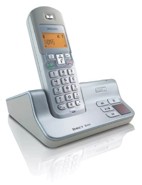 Cordless Phone Answer Machine Dect2251s68 Philips