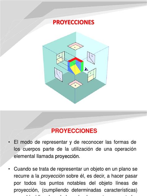 Proyecciones Ortogonales Pdf Geometria Plana Dibujo