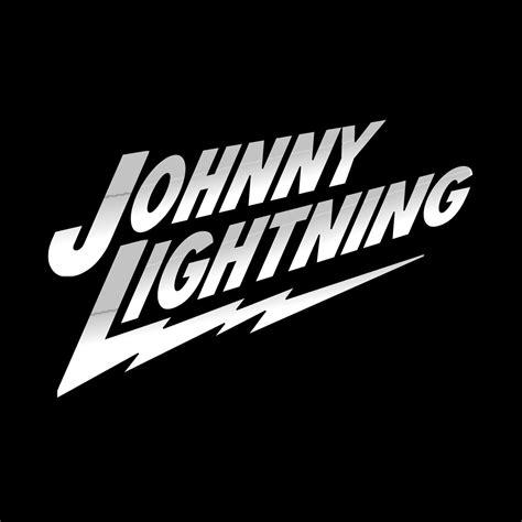 Johnny Lightning Logo Black And White Brands Logos