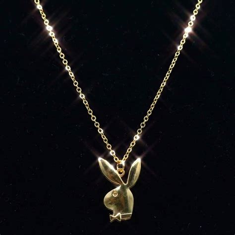 Playboy New Playboy Gold Bunny Unisex Necklace Grailed