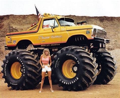 Ford Bronco Monster Truck Head Over Wheels And The Heels Of This Cutey