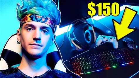 I Copied Ninjas Gaming Setup For 150 Fortnite Youtube