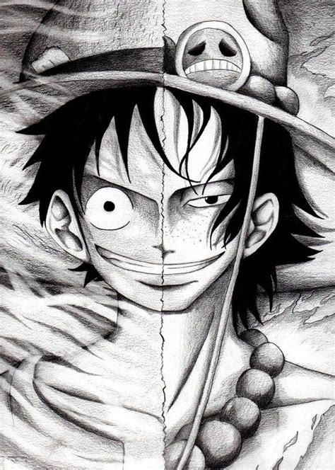 10 Dibujos A Lapiz De One Piece