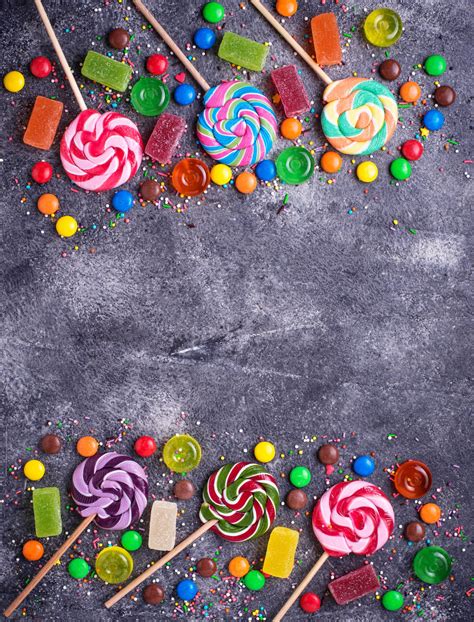 Premium Photo Assortment Of Colorful Candies And Lollipops