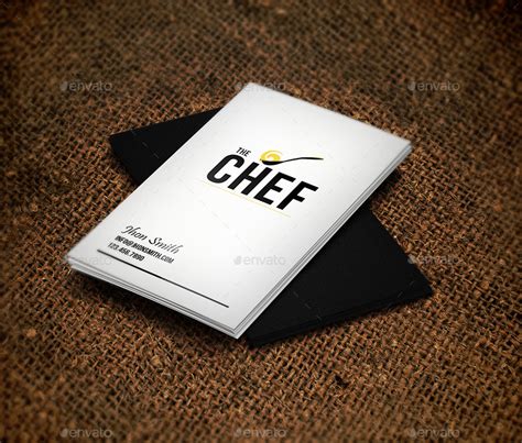 Chocolate covered strawberry dessert confections business card. Creative Chef Business Card 02 by Awns | GraphicRiver