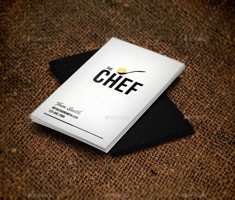 Browse thousands of chef business card designs. Creative Chef Business Card 02 by Awns | GraphicRiver