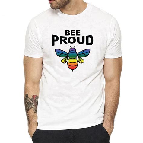 Bee Proud Gay Pride Shirt Queerks