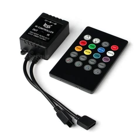 led music ir controller 12v 6a 20 keys ir remote controllers for 3528 5050 rgb led strip lights