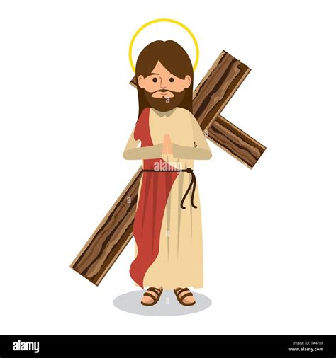 Jesus Christ Religious Character Stock Vector Image And Art Alamy