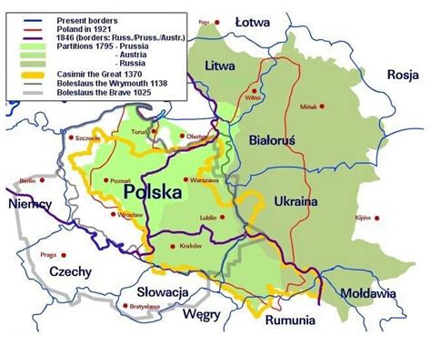 Polish History Poland History Map Poland