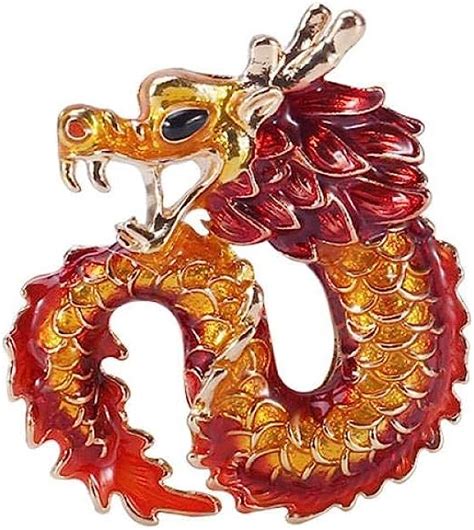 Oppjb Brooch Pins For Menzodiac Dragon Brooch Accessories