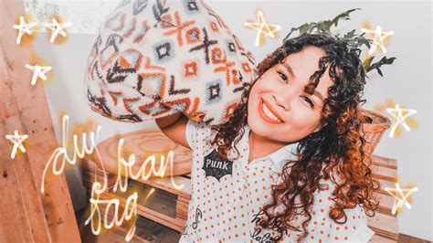 Soy candles, tie dyes, jewelry, and so much more! DIY BOHO BEAN BAG | Queen Nash - YouTube