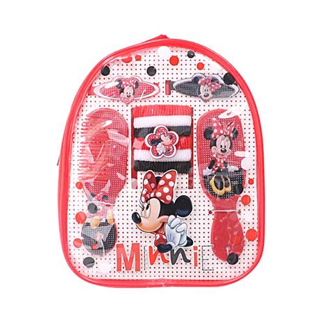 Buysend Lil Diva Minnie Mouse Hair Accessories T Set Of 10pcs