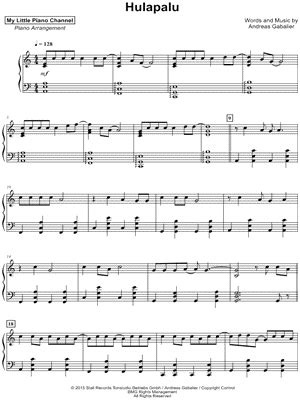 Gemischter chor (sab) a cappella. Andreas Gabalier Keyboard Sheet Music Downloads at ...