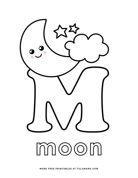 Fun Free And Easy To Print Letter M Coloring Pages Tulamama
