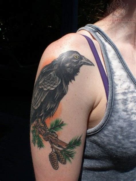 150 Best Crow And Raven Tattoos And Meanings Raven Tattoo Tattoo