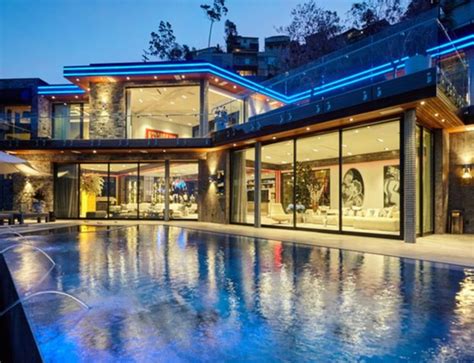 Los Angeles Hollywood Hills Home Комнаты мечты