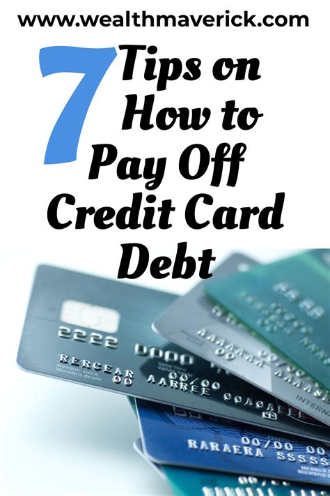 Use any extra money you can come up with to pay off your credit card with the smallest balance first (ignore the interest rates and just focus on the card with the smallest balance). 7 Tips on How to Pay Off Credit Card Debt (With images) | Paying off credit cards