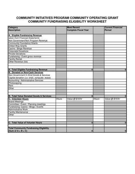 Estate Planner Worksheet SampleTemplates