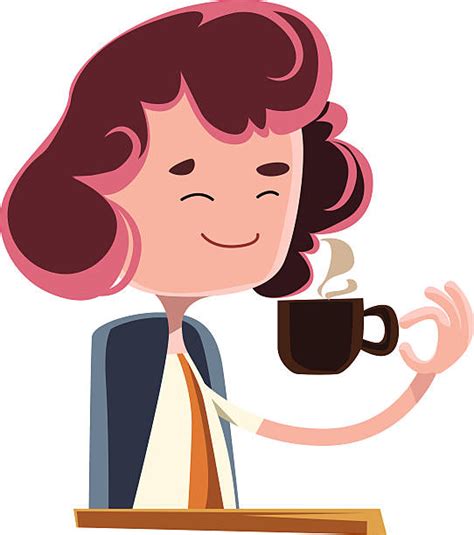 Woman Drinking Tea Illustrations Royalty Free Vector Graphics And Clip