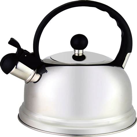 243 Qt Stainless Steel Tea Kettle Stove Top Safewhistling Kettle