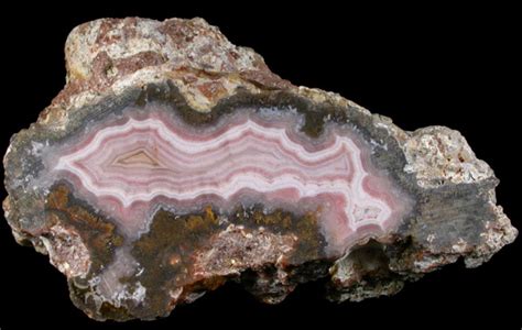 Photographs Of Mineral No 44075 Quartz Var Laguna Agate From Ojo