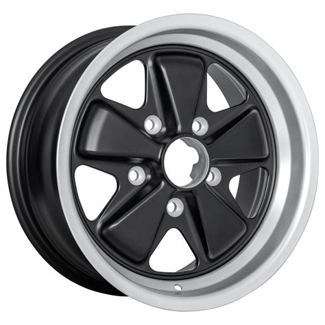 Original Fuchs Wheels For Porsche 15x7 Black ⋆ Wheels For Porsche ⋆