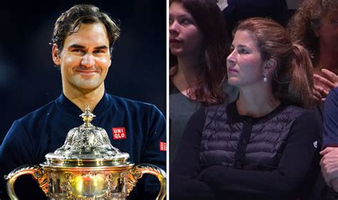 Roger Federers Wife Mirka Federer Emotional After Swiss Indoors Win
