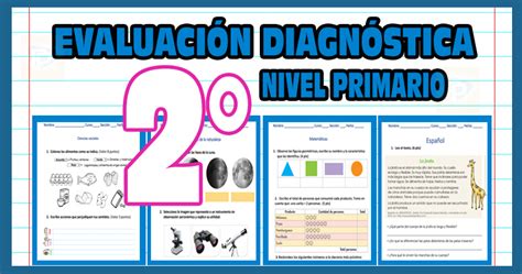 Evaluación Diagnóstica 2do Grado De Matemáticas Del Nivel Primario 2019