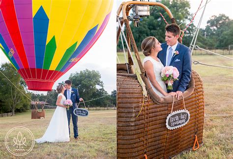 Hot Air Balloon Wedding Picures Susie Linquist Photography