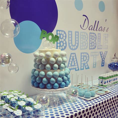 Bubbles Party Bubble Birthday Party Dessert Table Bubble