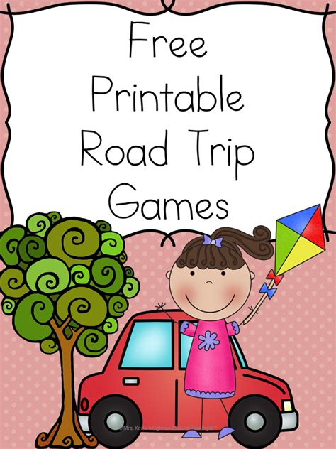 Free Printable Road Trip Games For Kids California 12 Tips For Making