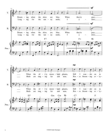 Let Me Call You Sweetheart Duet For Tenor Bass Solo Chords Piano Accompaniment Free Music Sheet