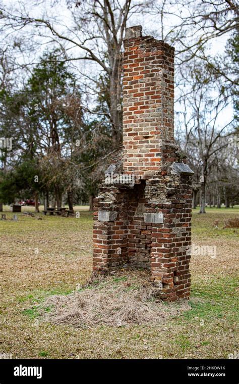 Alabama Orrville Old Cahawba Archeological Park Ghost Town Hi Res Stock