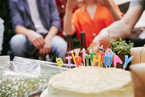 Friends At A Birthday Party By Stocksy Contributor Aila Images Stocksy