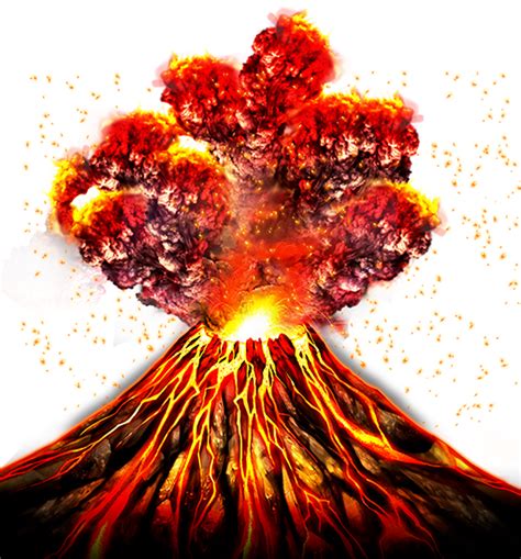 Volcano Png Transparent Image Download Size 510x548px