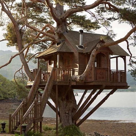 The Treehouse at the Lodge on Loch Goil, iconic and often photographed!