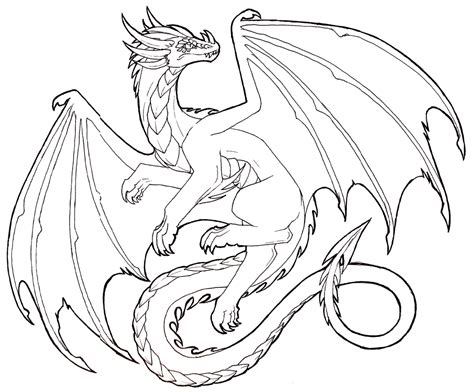 Dragon Outlines For Drawing At Explore Collection