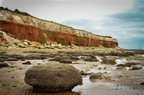 Hunstanton Cliffs Norfolk Photograph By David Halstead Fine Art America