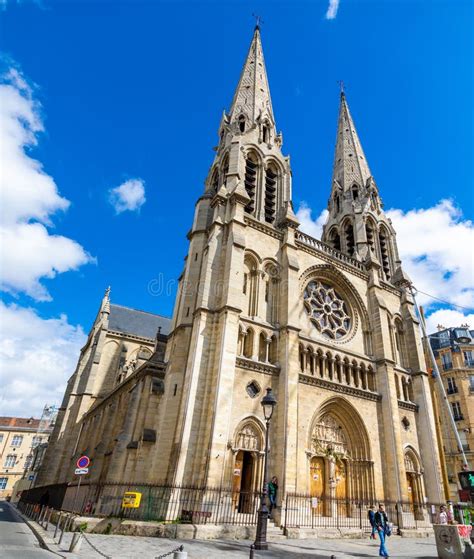 Paris Frana 24 04 2019 Igreja De Saint Jean Baptiste De Belleville