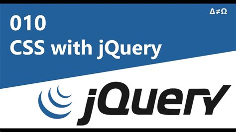 010 Css With Jquery Jquery Tutorial For Beginners Youtube