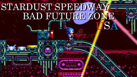 Sonic Cd Stardust Speedway Bad Future Us Sega Genesis 16 Bit Remix