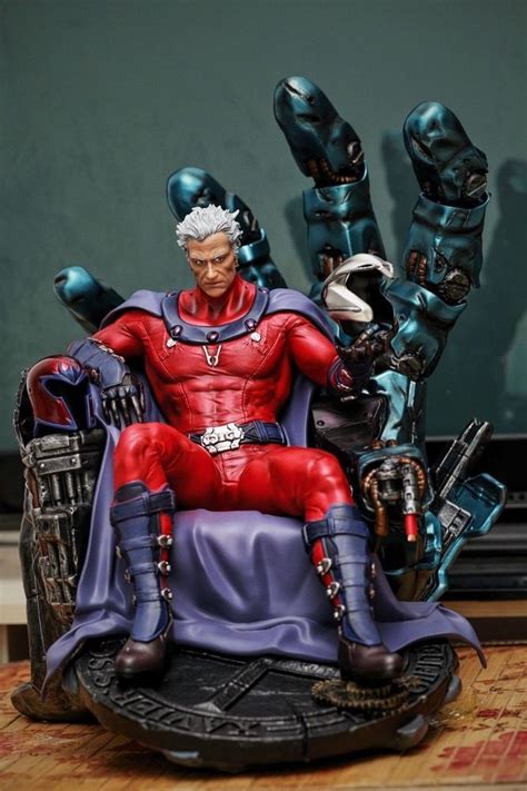 14 Scale X Men Magneto Statue Recast Custom Made Marvel Statues