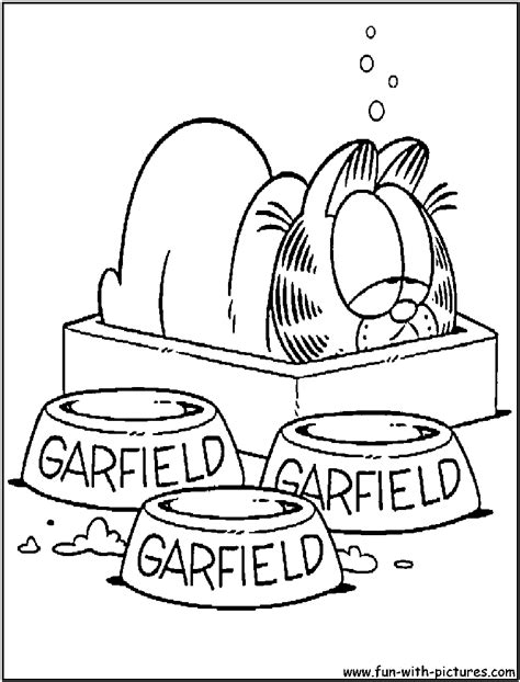 Garfield Surly Coloring Page