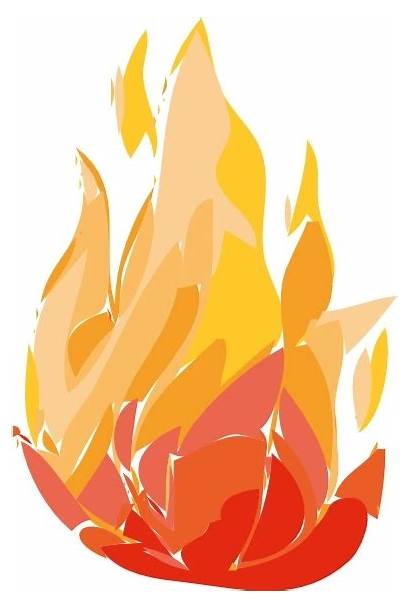 Fire Flames Clip Clipart Burning Flame Vector