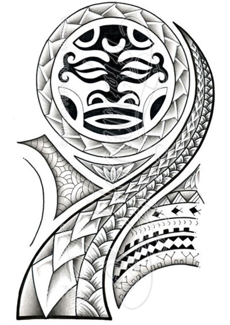 Polynesian 34 Sleeve 02 A By Dfmurcia On Deviantart Brett Art