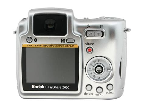 Kodak Easyshare Z650 Silver 61 Mp Digital Camera